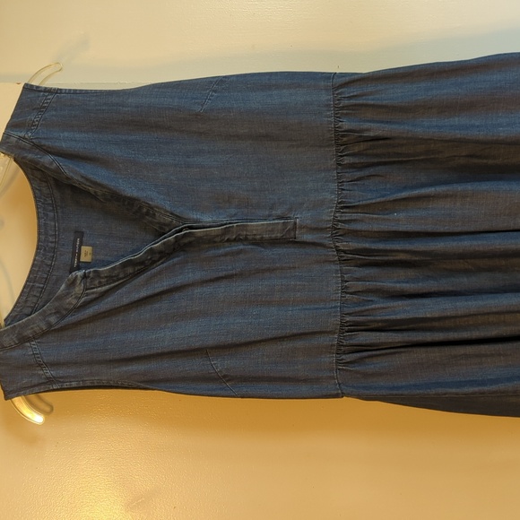 Tommy Hilfiger Sleeveless Chambray Dress Size 12 - Picture 2 of 8
